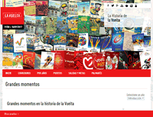 Tablet Screenshot of historia.lavuelta.com